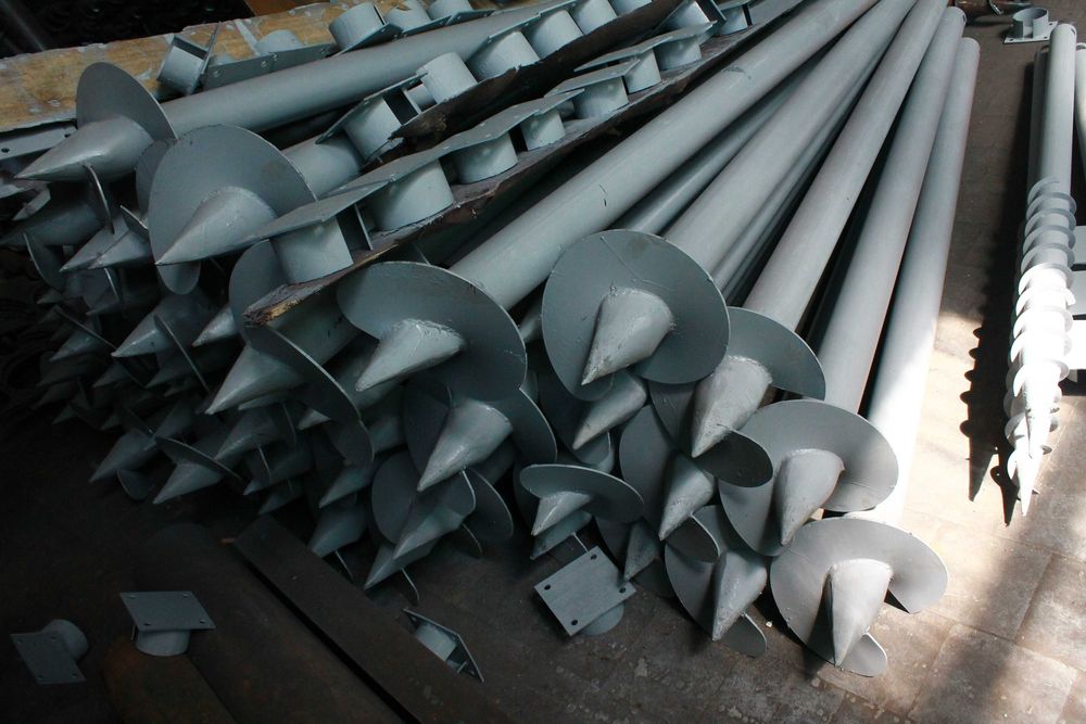 Винтовой фундамент, сваи, наконечники, геошуруп, монтаж, производство ...