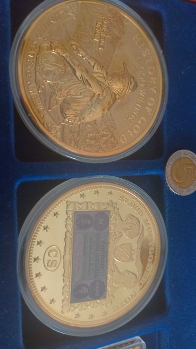Numizmaty, monety, historia Stanów Zjednoczonych,  duże 75 mmm