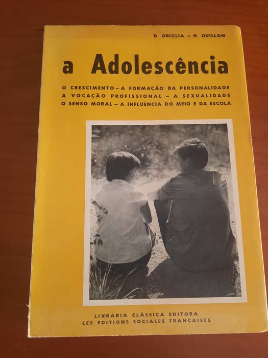 A Adolescência D Origlia e H Ouillon
2 a edição 
Em bom estado, confor