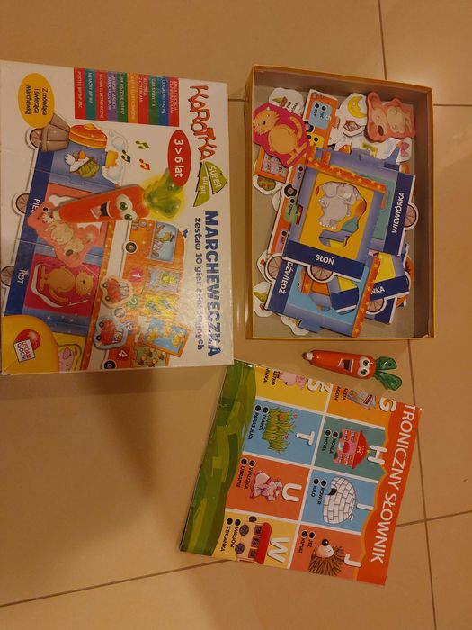 Liscianigiochi Karotka 10 Gier edukacyjnych z interaktywną marcewką