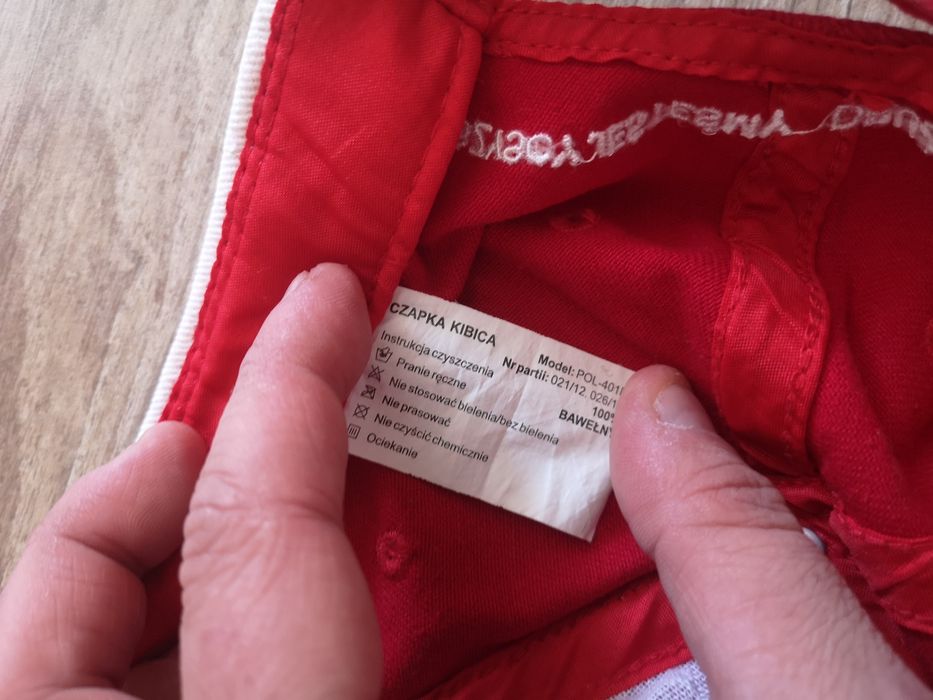 Czapka z daszkiem czapeczka Polska reprezentacja