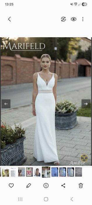 Prosta suknia ślubna Marifeld Ambie S-M