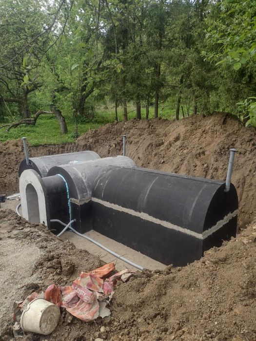 Piwnica betonowa ziemianka 3x350cm B30W8 solidna konstrukcja schody