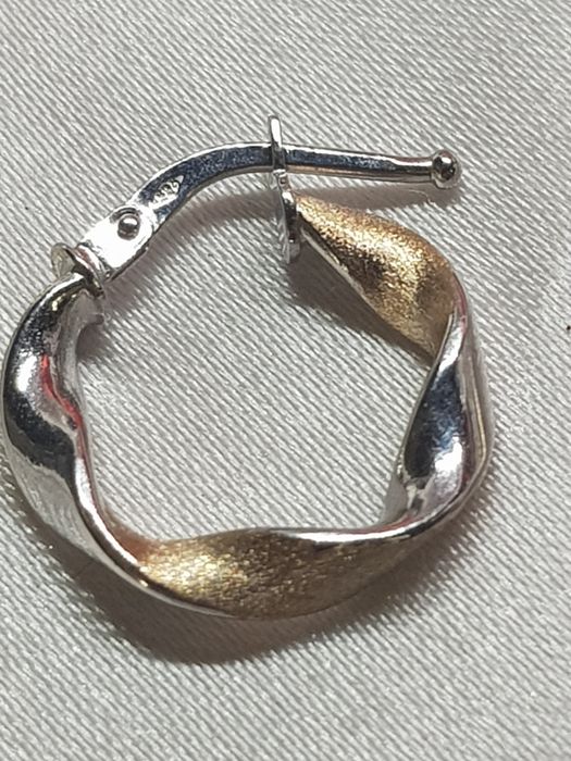 Złote kolczyki koła złoto 585