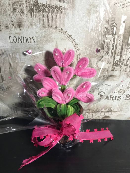 Продам букети  сделанные своими руками из синельной проволоки