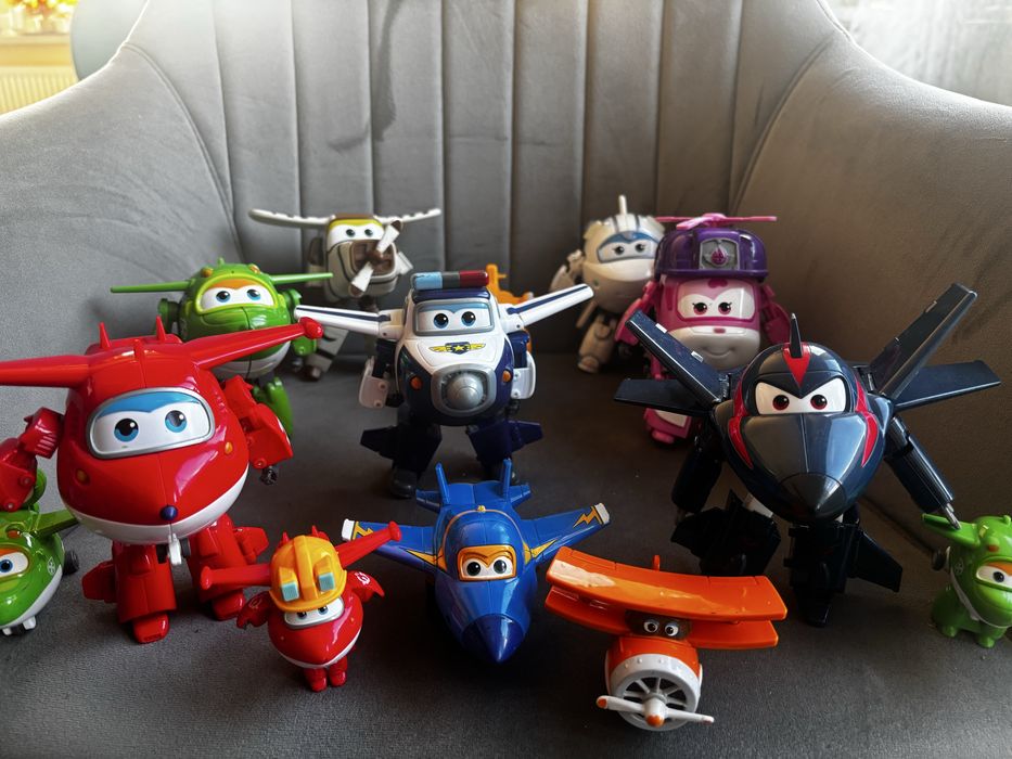 Super Wings zestaw samolotów robotów