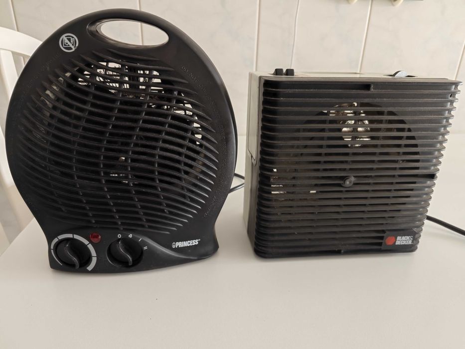 2 Termoventiladores 2000W - BLACK E DECKER E PRINCESS - Aquecimento low cost