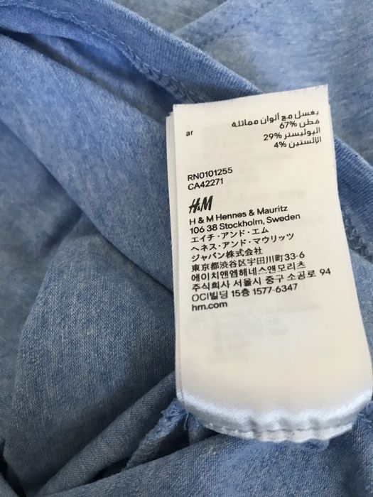 Crop top H&M rozmiar S długi rękaw