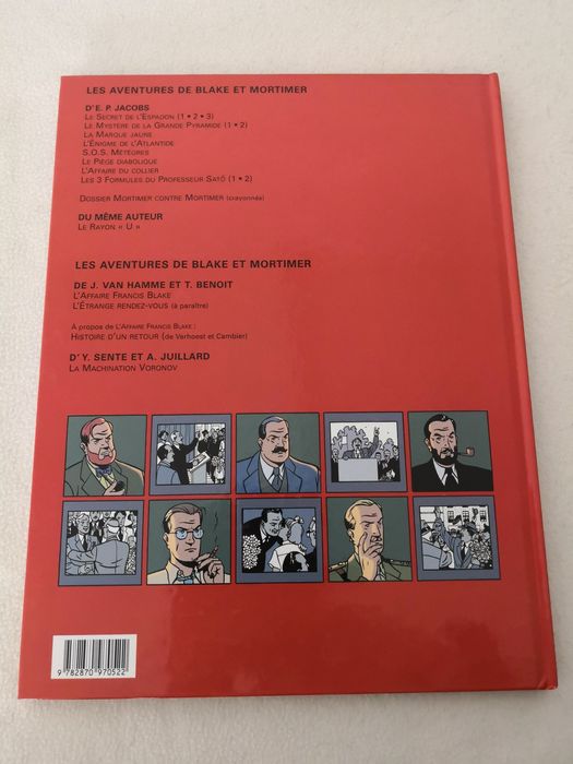 Album BD em francês - Les adventures de Blake et Mortimer