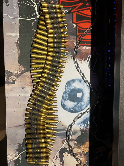 Pasek bullet belt rock metal