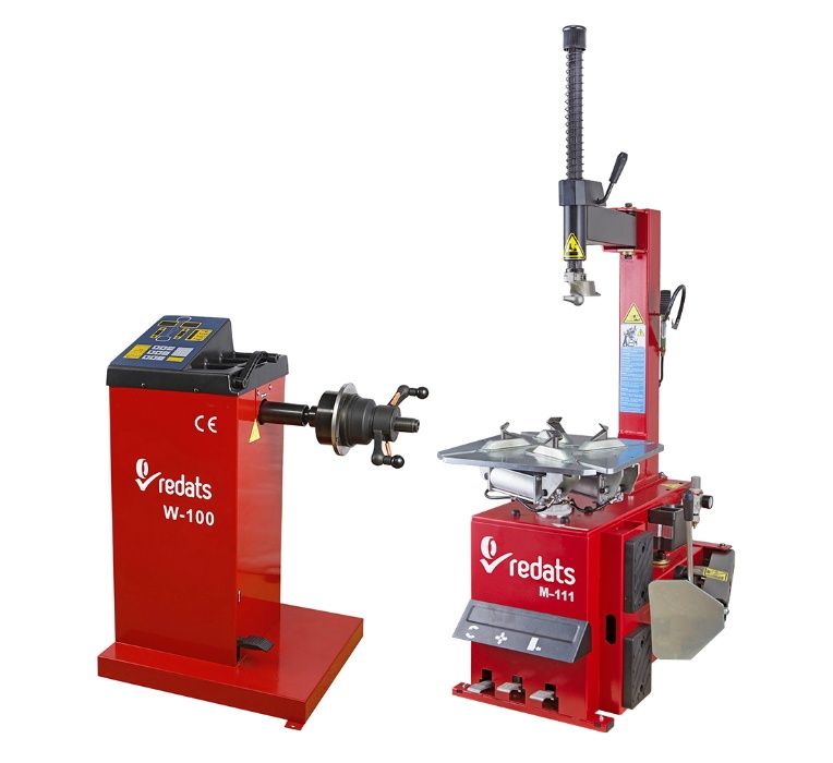 Zestaw Maszyn Wulkanizacja Serwis Montażownica Wyważarka M-111 W-100