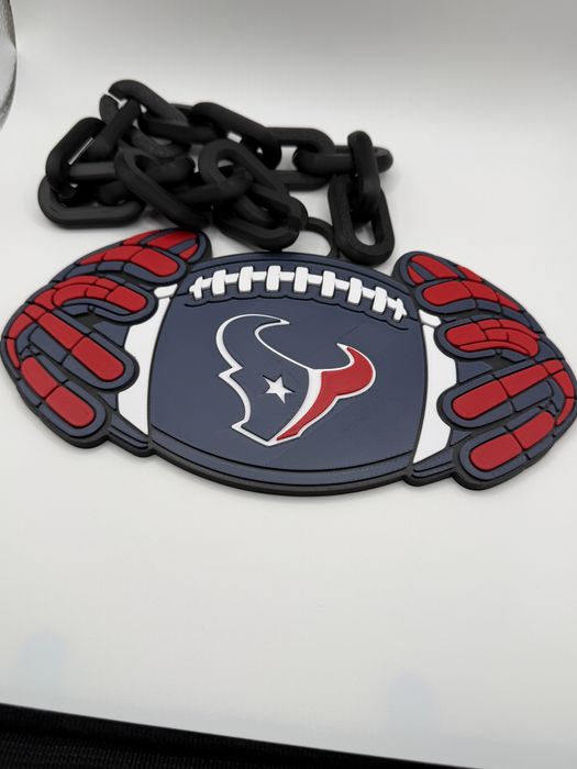 Cadeia de futebol e luvas Houston Texans
