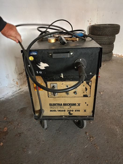 Solidna spawarka przemysłowa migomat Elektra Beckum 300 STE
