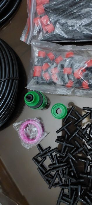 Material para sistemas de rega em jardinagem