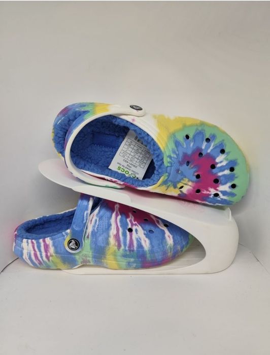 Крокси утеплені унісекс Crocs CLASSIC LINED TIE DYE CLOG(206341-4 )