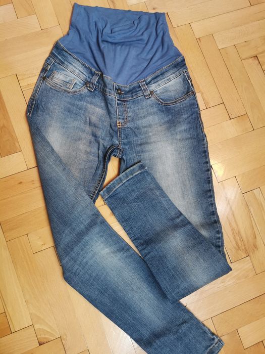 Spodnie jeansowe ciążowe HappyMum rozm. S