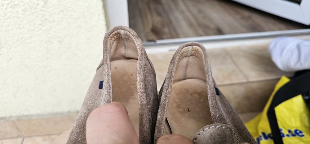 Van Bommel mokasyny skórzane męskie rozmiar 43 wkładka 27,5cm