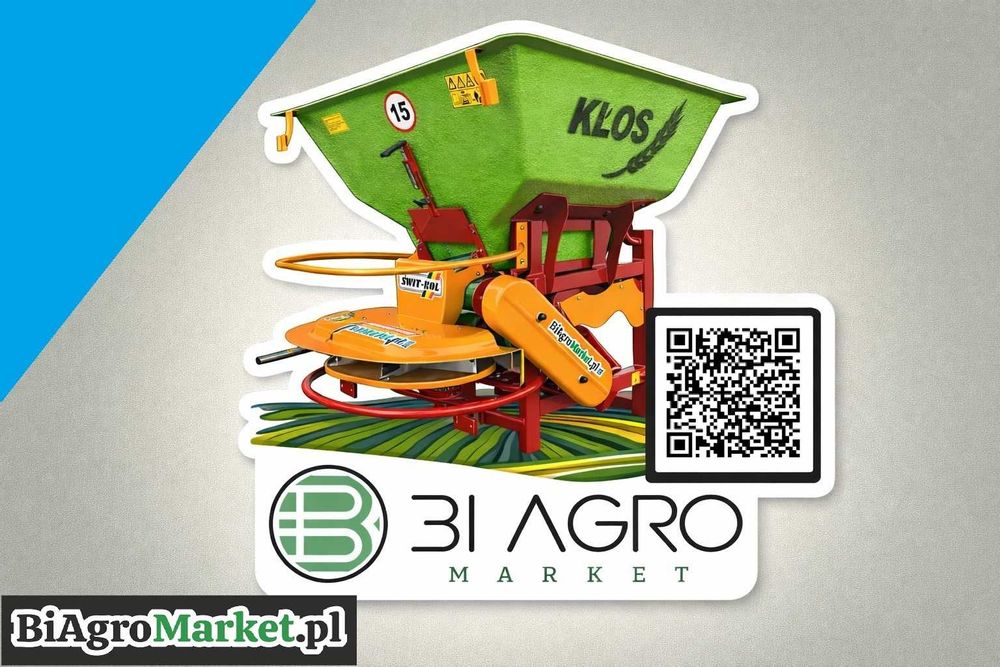 Rozsiewacz nawozów na taśmę do wapna! 300- 400- 600- 800kg KŁOS Motyl Dexwal Dostawa całe PL -- RATY-- Rozsiewacz lejowy / Rozsiewacz dwutarczowy