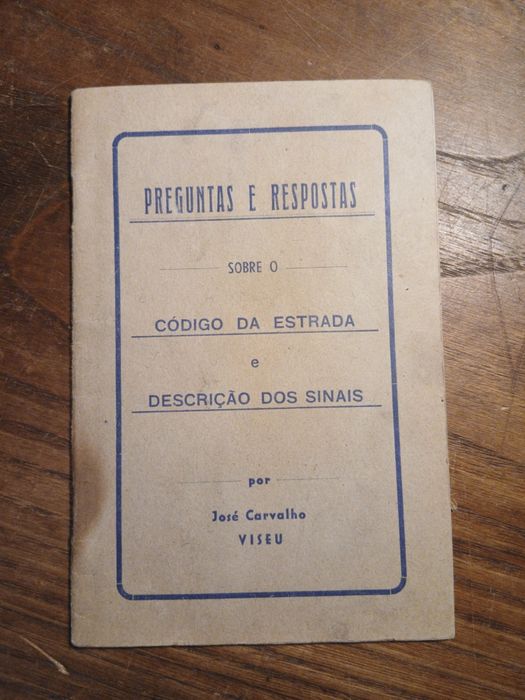 Livro Antigo sobre condução automóvel (viseu)