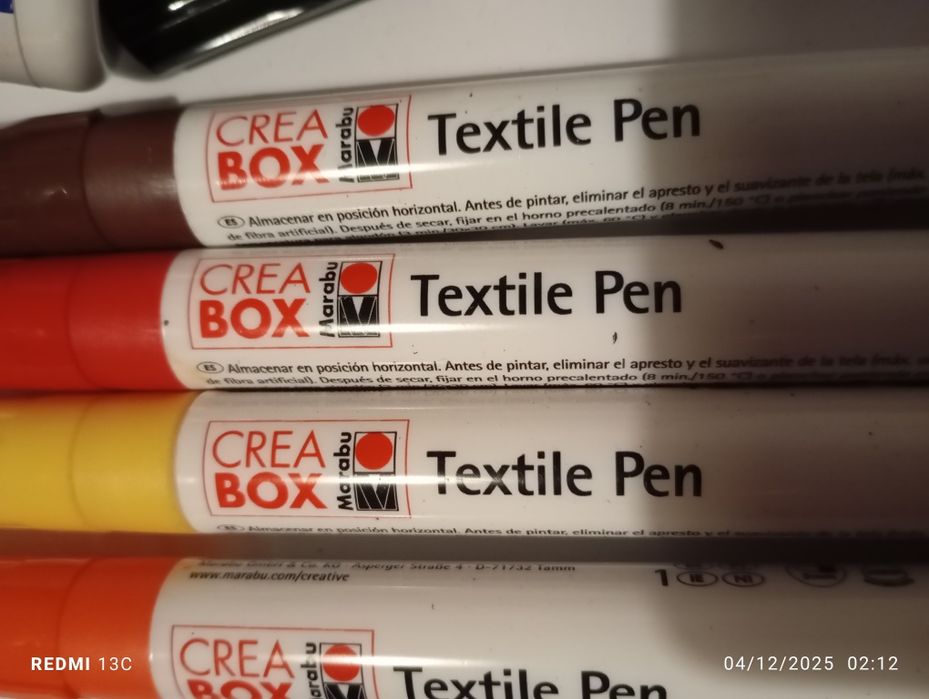 Canetas para tecido