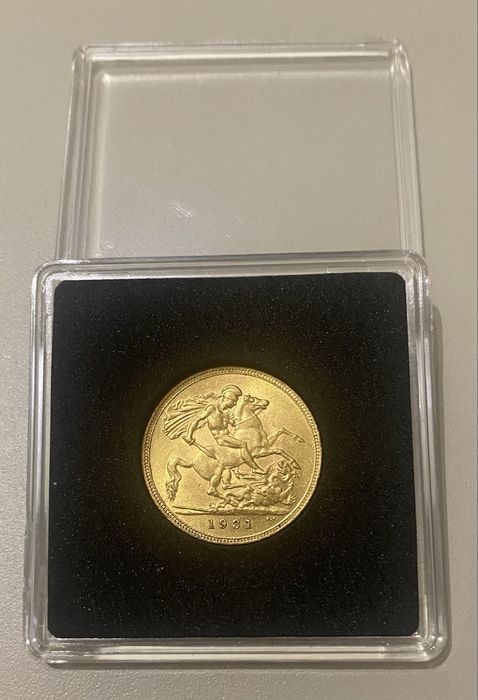 Moeda Ouro Libra Gorge V