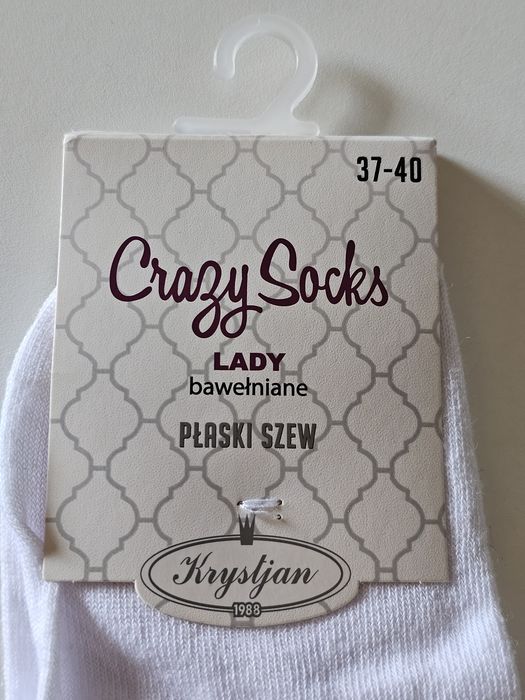 Skarpety z kokardą Crazy Socks 37-40