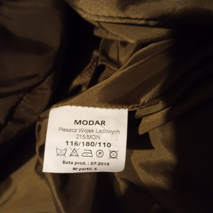 Płaszcz wojsk lądowych mon
