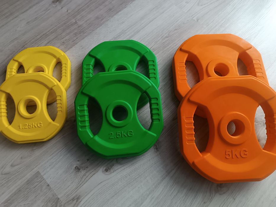 Zestaw obciążeń gumowych 20 kg – NOWE, nigdy nie używane