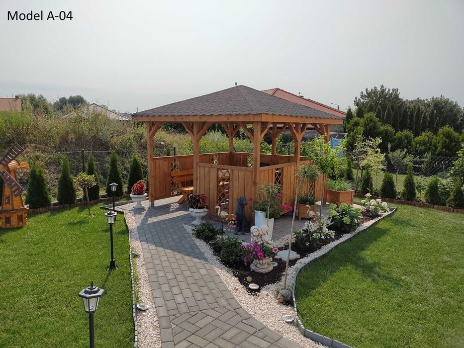 Altany drewniane ,Altana Ogrodowa ,Altanka Produkcja Montaż