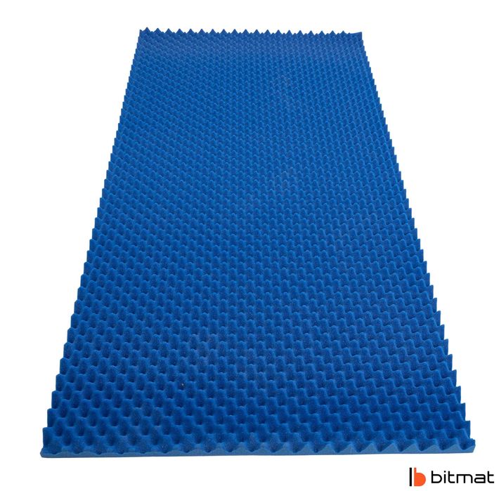 Mata wygłuszająca ścianę panel akustyczny Bitmat ciemnoniebieski 4 cm