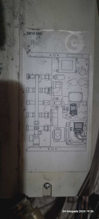 Viessmann Vitopend WHE0 panel sterujący elektronika z czujnikami