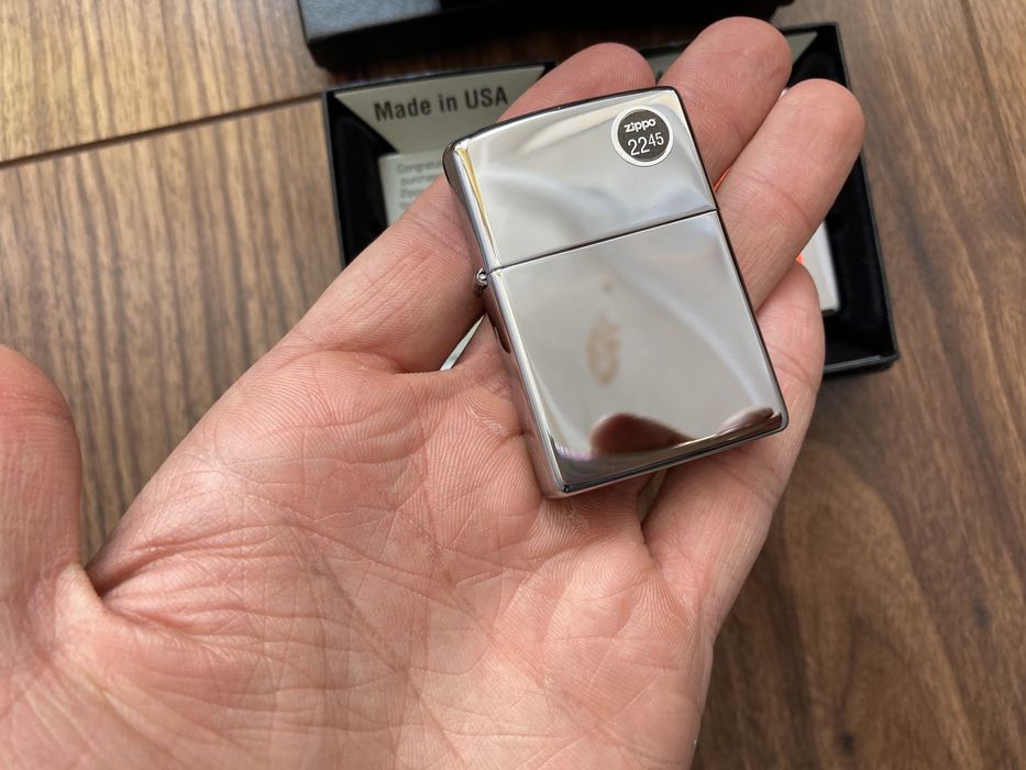 Новые оригинальные зажигалки Zippo 250 High Polish Chrome
