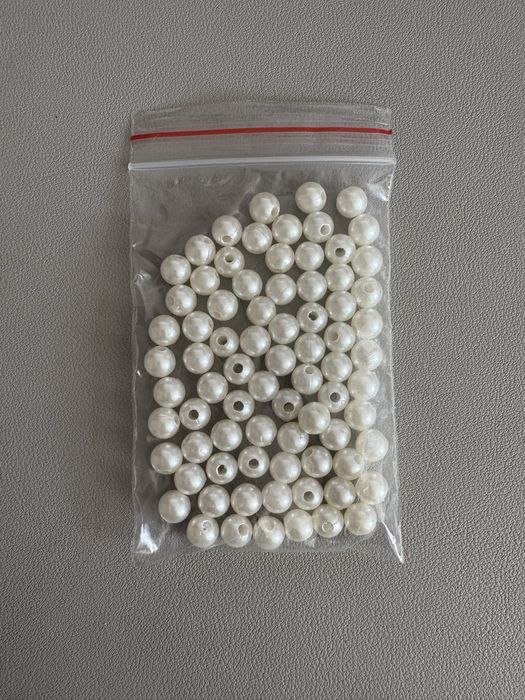 Koraliki sztuczne perełki do tworzenia biżuterii