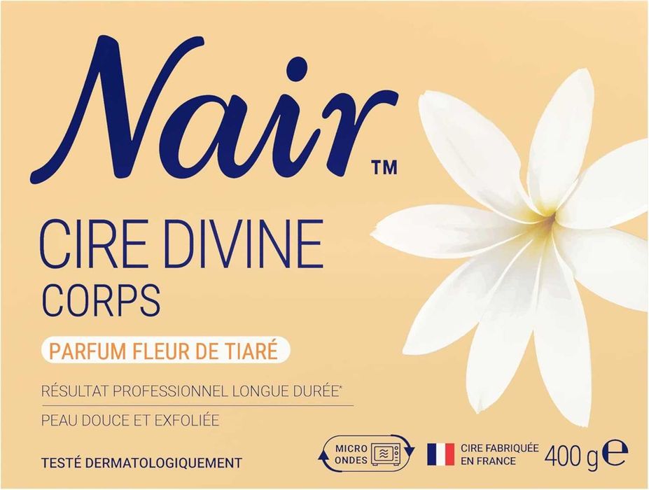 NAIR bezpaskowy wosk do depilacji olej z kwiatów tiare 400G