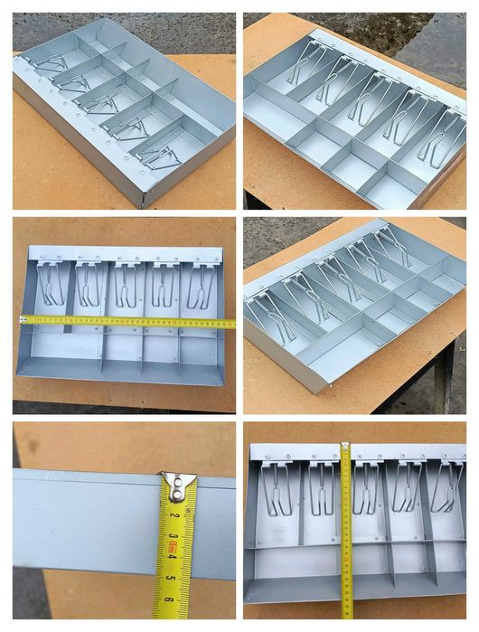 Лотки денежные, кассовые ящики. 5 ячеек для банкнот