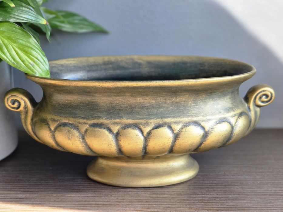 Ceramiczna doniczka gondola w Greckim stylu