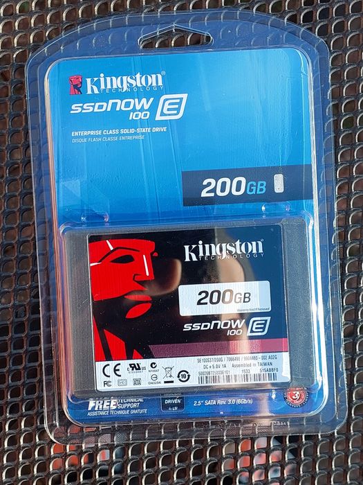 SSD для критичних систем! Kingston E100 200Gb (MLC)
