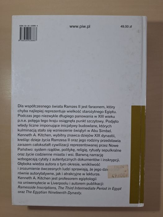 Kenneth A. Kitchen Ramzes Wielki i jego czasy