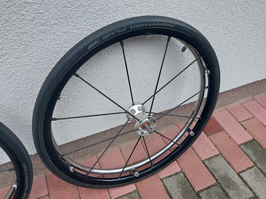Koła do wózka inwalidzkiego aktywnego Spinergy spox 24 cale