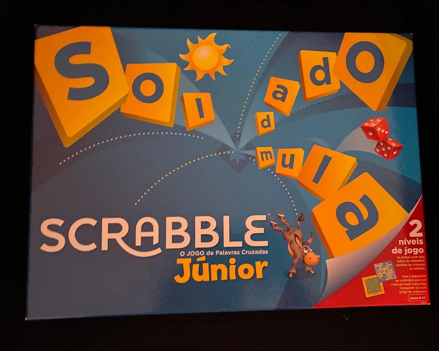 scrabble júnior em muito bom estado