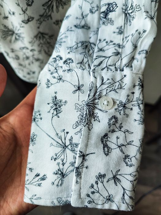 Koszula długi rękaw boho kwiaty Lambert Wólczanka 34 XS