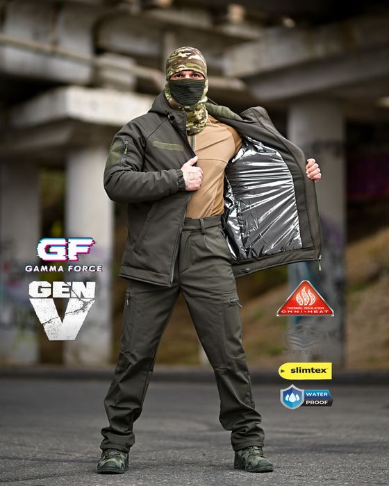 Зимовий тактичний костюм GAMMA оригінал олива, зимняя форма, костюм