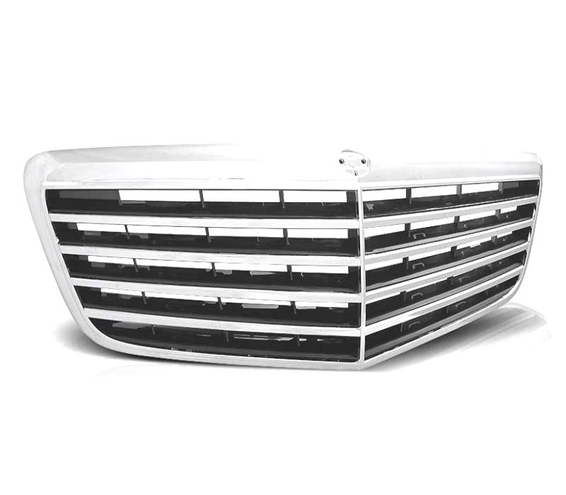 GRELHA FRONTAL MERCEDES CLASE E W211 07-09 PRETA CROMADA