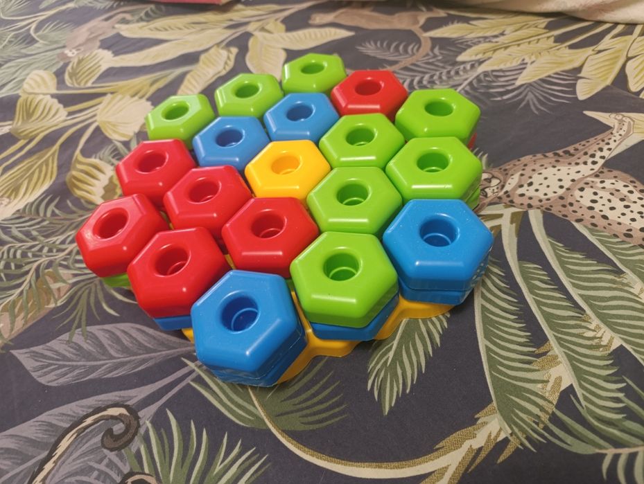 Мозаїка крупна Ігропазли Tigers соти, рамка, вкладиш