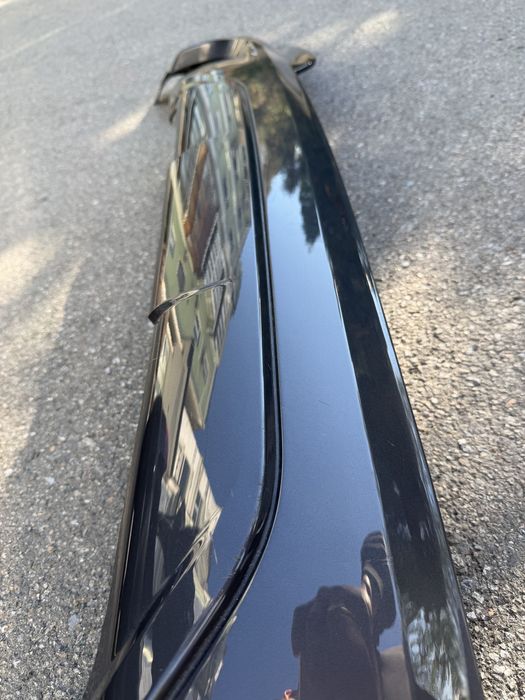 Спойлер (накладка) заднього бамперу BMW X3 G01 51128094860 (під круглі вихлопні) гарний стан