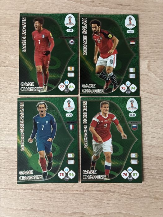Karty piłkarskie kolekcjonerskie Panini Fifa 365 World Cup Russia 2018