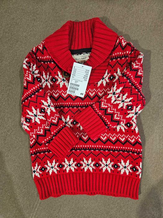 Sweter świąteczny h&m nowy z metką rozm. 98/104