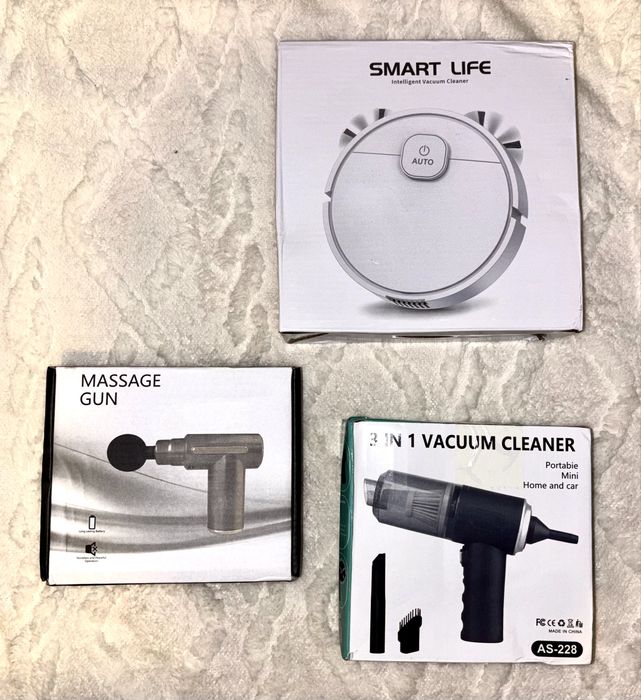 Kit NOVO - colunas som,mochilas,microfone,aspiradores,massageador,etc