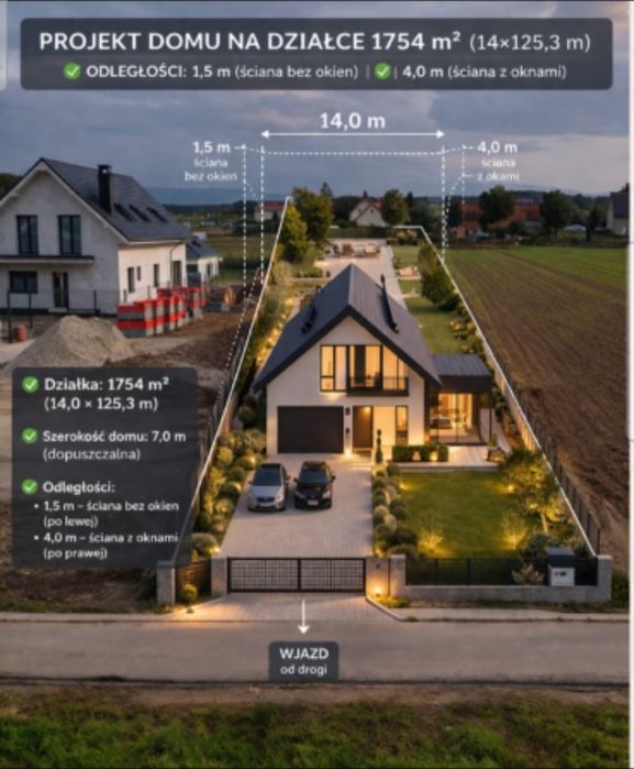 Działka budowlana Kobierzyce - Chrzanów