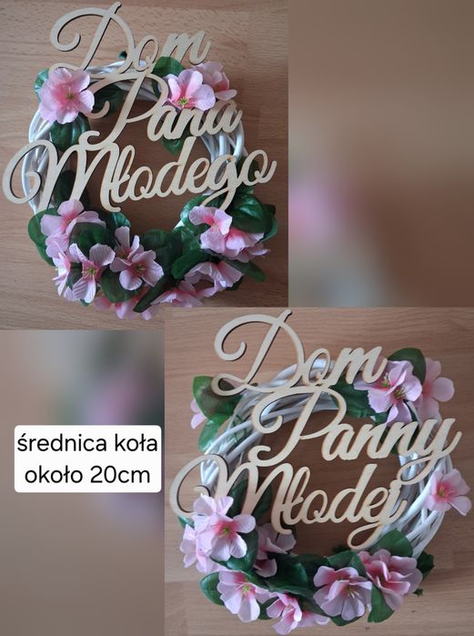 Wianki na drzwi: Dom Pana Młodego, Dom Panny Młodej